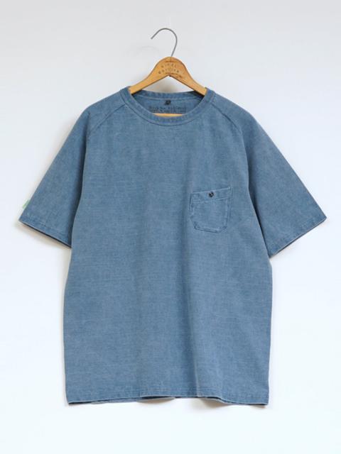 Nigel Cabourn 9.5oz Basic T-Shirt Pigment in Light Blue
