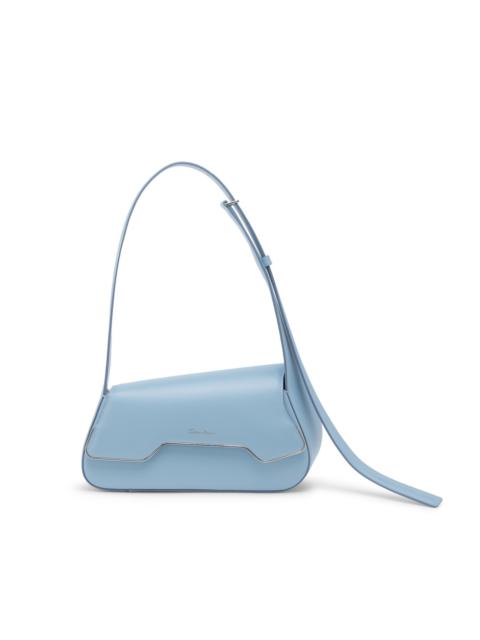 Santoni Light blue leather ThePluto bag