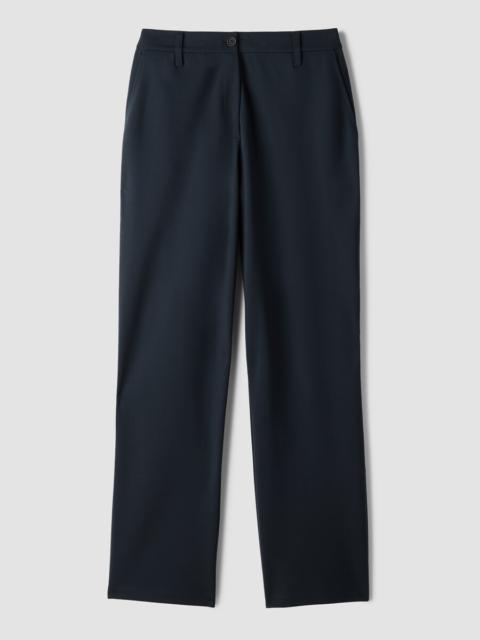 EILEEN FISHER Washable Flex Ponte Straight Trouser Pant