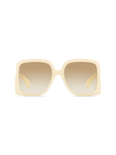 Interlocking-G oversize-frame sunglasses