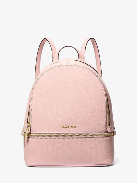 MICHAEL KORS Rhea Medium Pebbled Leather Backpack