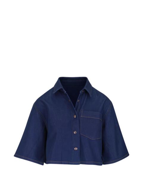 AGOLDE Tomine cropped shirt