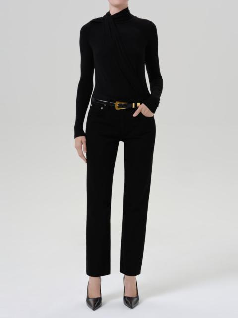 Citizens of Humanity Sculptural Bodysuit In Black