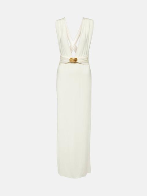 TOM FORD Cutout jersey gown