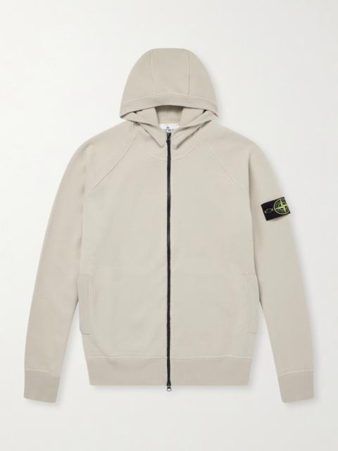 Stone Island Wool-Blend Zip-Up Hoodie