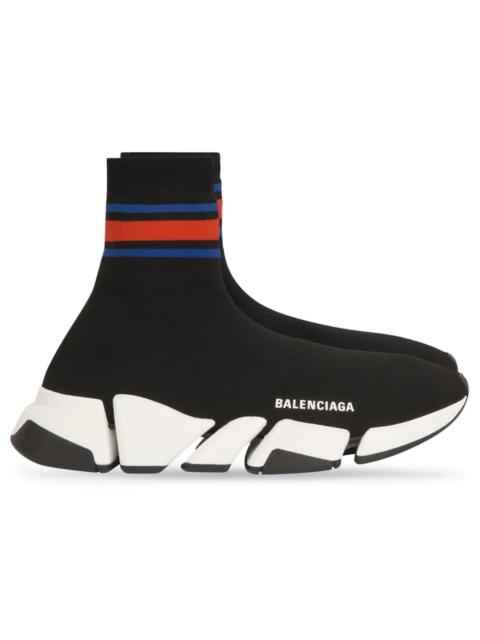 Balenciaga Speed 2.0 Black Blue Red Stripe