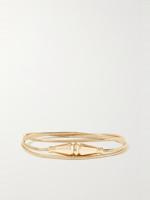 Jack de Boucheron 18-karat gold wrap bracelet