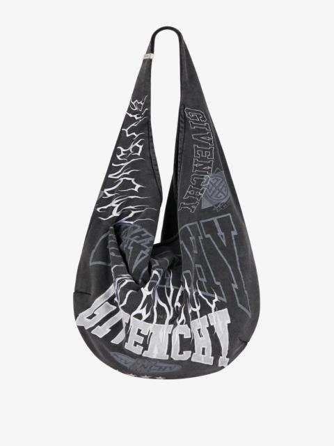 Givenchy LARGE G-CRUISE SLING BAG IN EMBROIDERED JERSEY