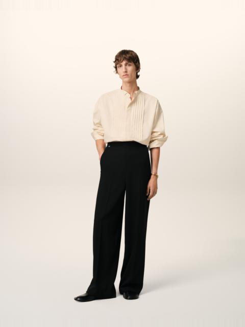 AMI Paris BEIGE COTTON OVERSIZED SHIRT
