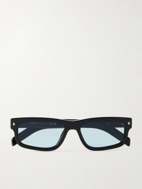 Prada Square-Frame Acetate Sunglasses Black