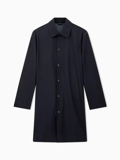 EMPORIO ARMANI TRENCH COAT IN MATTE NYLON TRAVEL ESSENTIAL