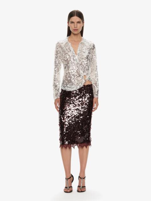 CHRISTOPHER ESBER Opaline Sequin Skirt