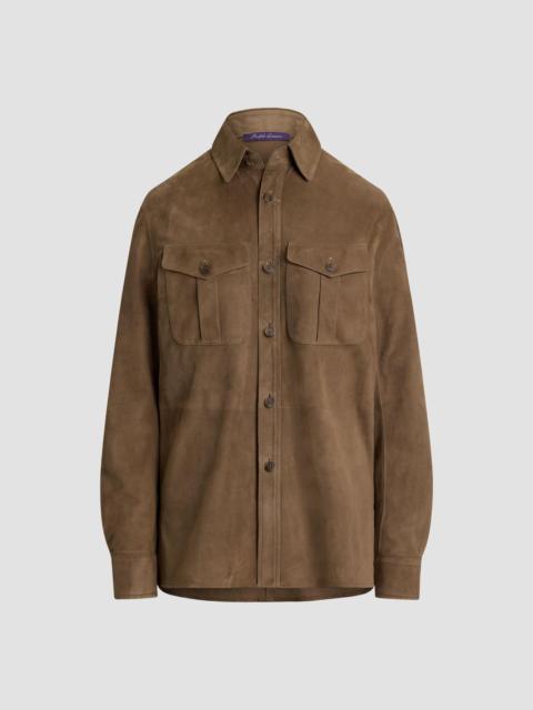 Ralph Lauren Women's Landry Suede Shirt - Portobello
