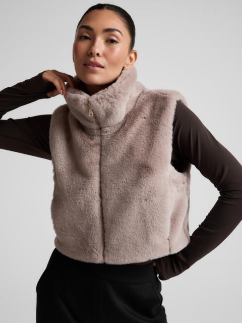 BEYOND YOGA On The List Faux Fur Vest