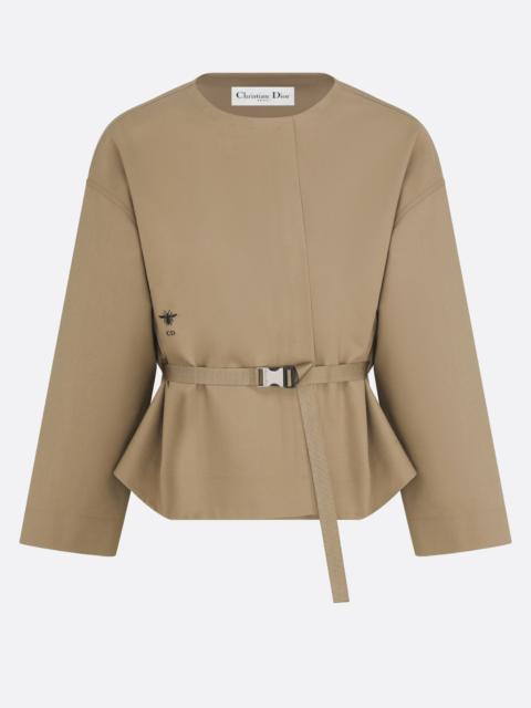 Dior Belted Cropped Peacoat