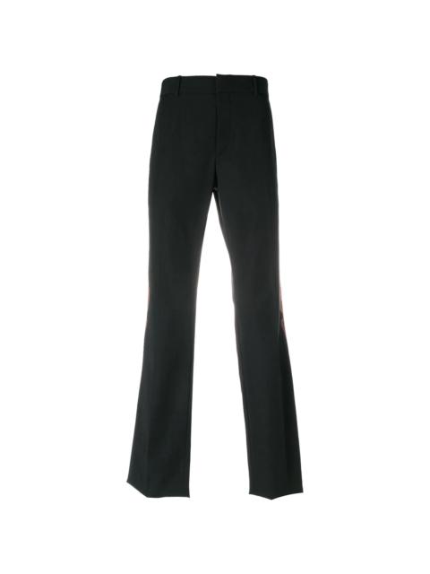 Alexander McQueen paisley patch trousers
