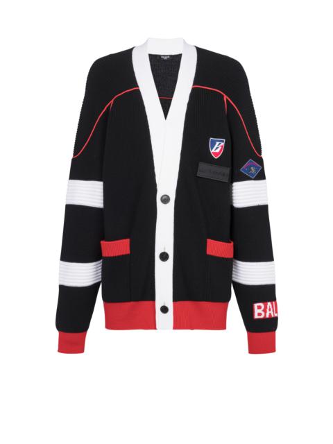 Balmain Oversized B-Sporty Boxy cardigan