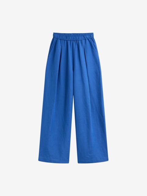 The Frankie Shop Anzio Wide Leg Pants - Cobalt