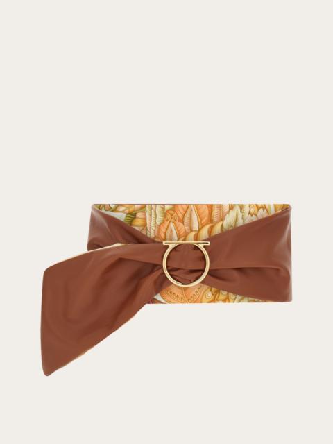 FERRAGAMO Adjustable sash belt