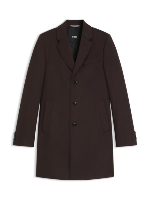 REGULAR-FIT WOOL AND CASHMERE COAT
