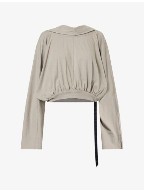 Rick Owens DRKSHDW Cropped Cotton Hoody