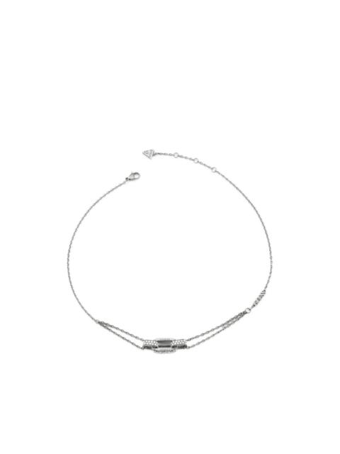 GUESS USA Shining Winter pavé-set necklace