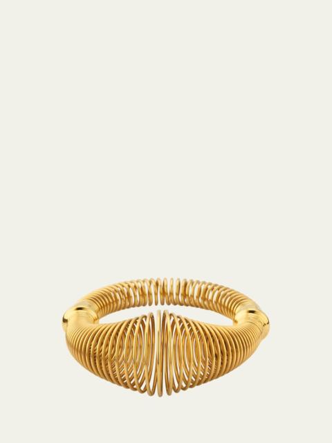 Alaïa Spiral Stainless Steel Bracelet