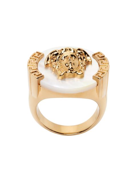 Gold Medusa Ring