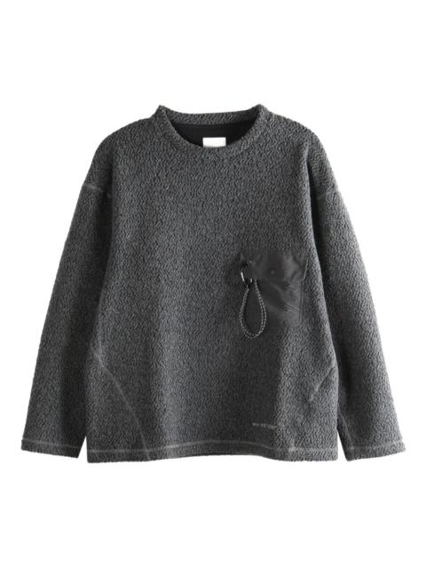 and Wander chest-pocket textured sweater