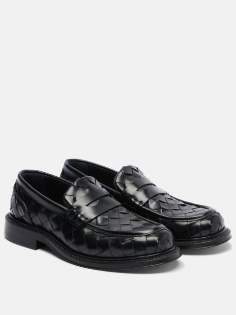 Bottega Veneta James Intrecciato leather loafers