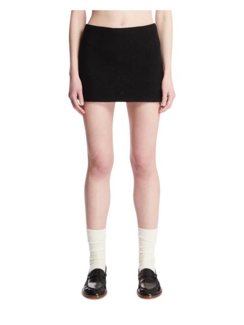 RIER Black Wool Miniskirt