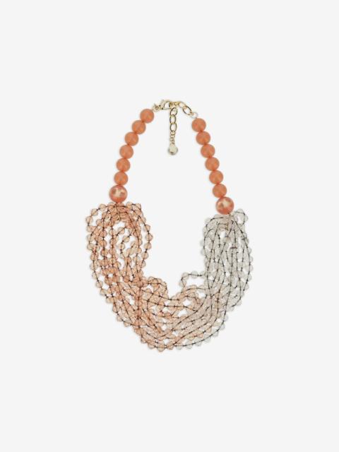 EMPORIO ARMANI beaded necklace
