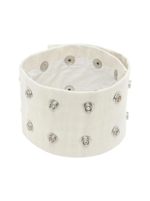 Rick Owens DRKSHDW Temple Strobe Neck Band Choker