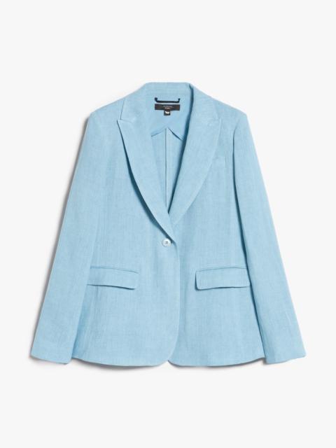 WEEKEND Max Mara NALUT Linen canvas blazer