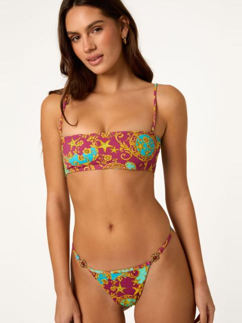 SOMMER SWIM CLEO Opus Print - 90's Tube Bandeau Bikini Top