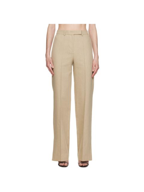 AYA MUSE Beige Albo Trousers