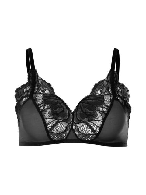 HANRO Lysia Lace Trim Soft Cup Bra