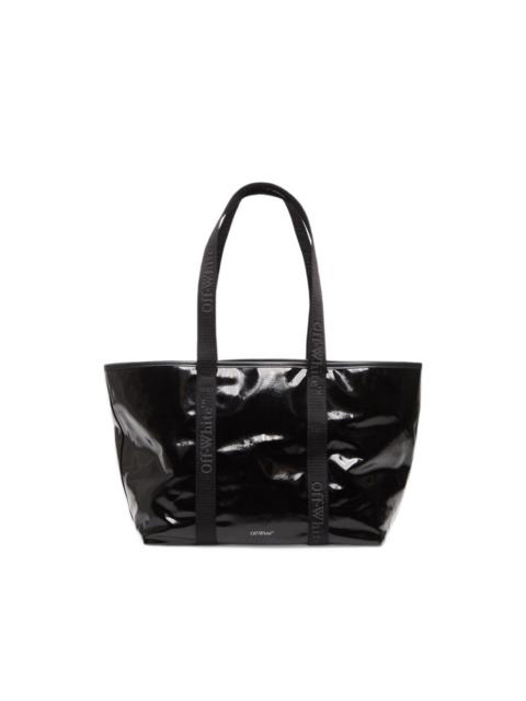 Off-White Jitney logo-strap tote bag