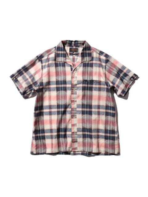 Italian Collar Bright Jacquard - Navy