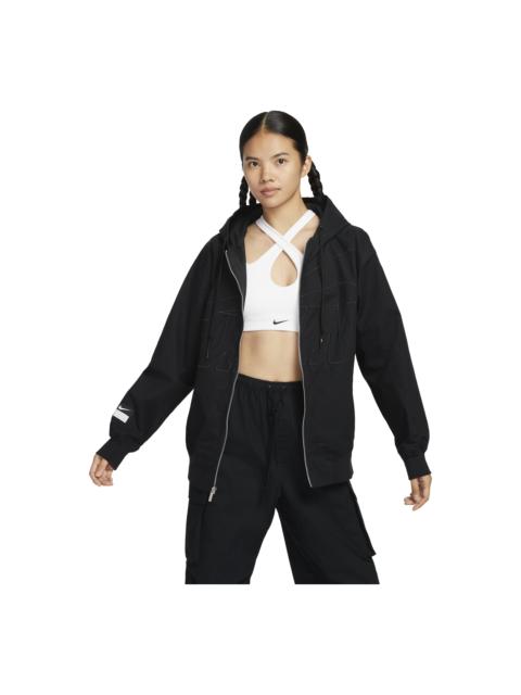 Nike (WMNS) Nike Bis Swoosh Jacket 'Black' FV7775-010