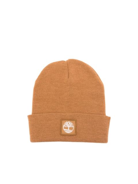 Timberland logo-patch beanie