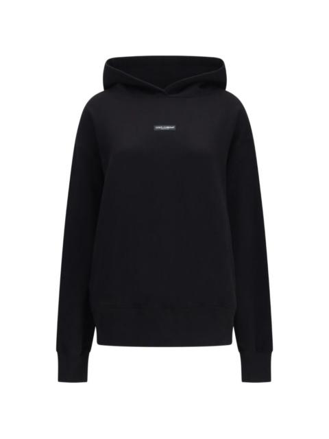 Dolce & Gabbana logo-patch hoodie