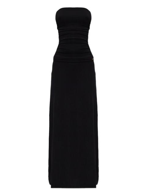 MELISSA ODABASH Rae ruched strapless maxi dress