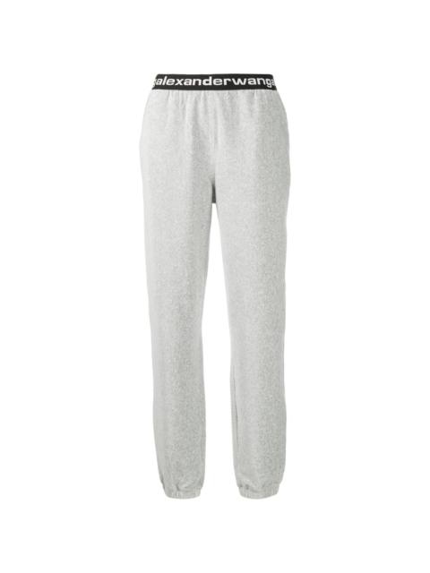 Alexander Wang Track Pants In Satin Faille Jersey in Gray for Men