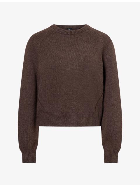 PAIGE Zaire Ribbed-Trim Wool-Blend Jumper