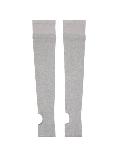 OPEN YY Gray High Socks