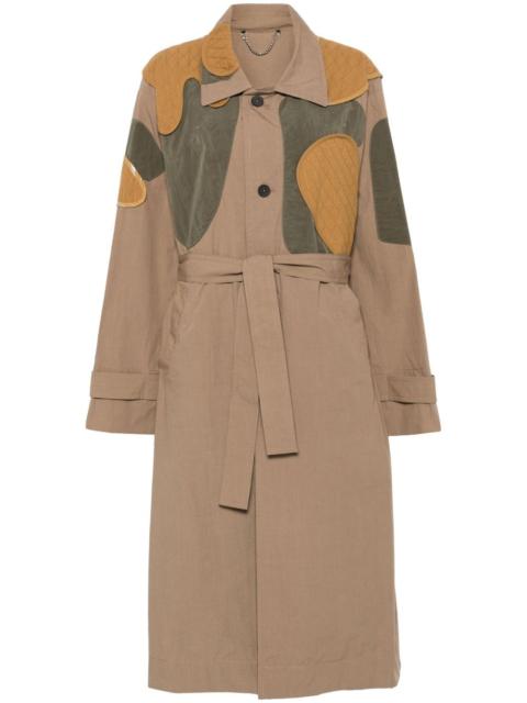 Craig Green patch-detail trench coat