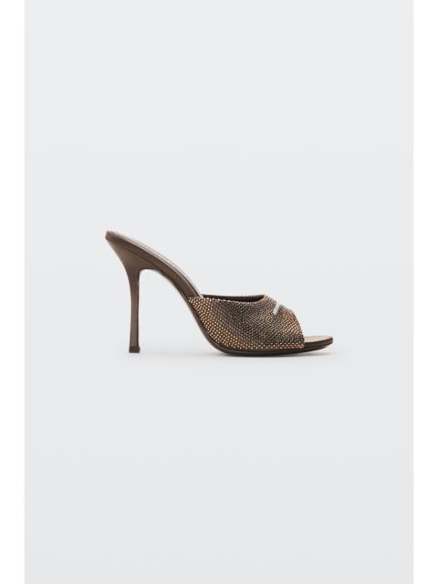 Alexander Wang cher 105mm crystal hotfix mule