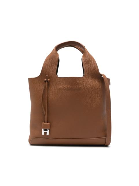 HOGAN logo-plaque tote bag