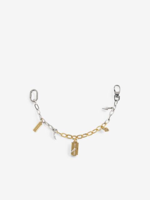 Zadig & Voltaire chain charms key ring